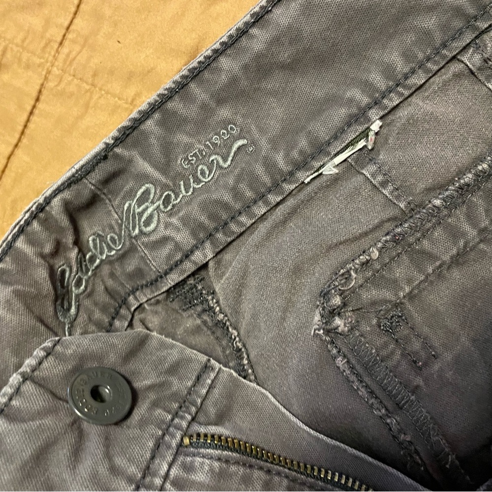 Grey Eddie Bauer cargo pants